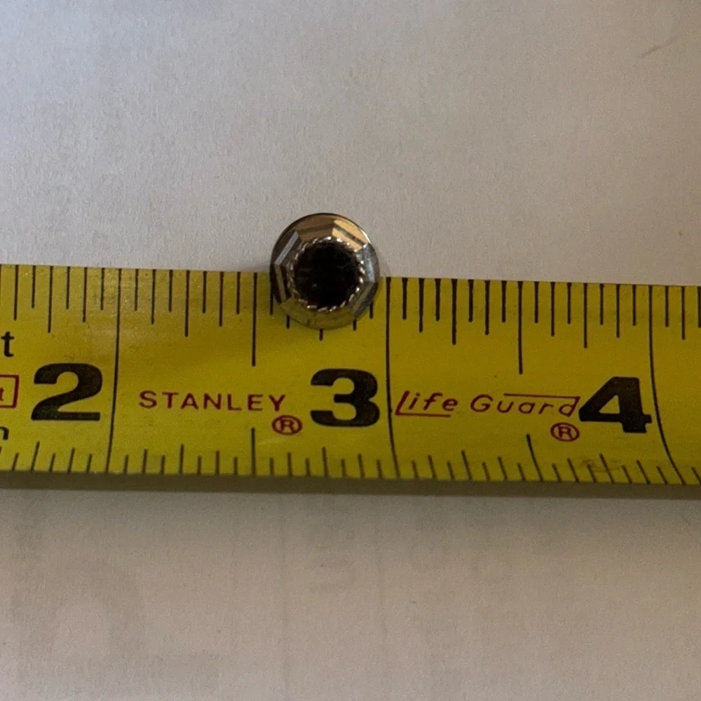 Black Onyx small chip tie tack See Pics